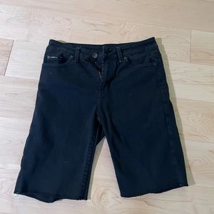 Obey black jean shorts, 28 waist